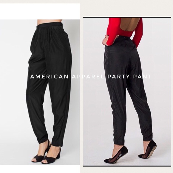NWT American Apparel Party Pant (Black XS) - Picture 1 of 6